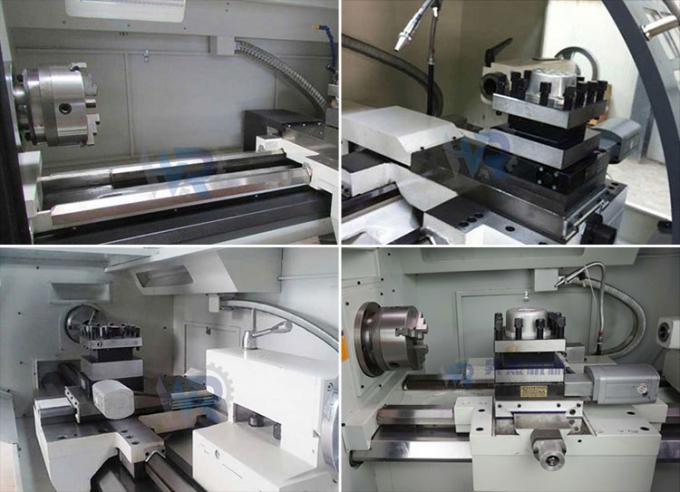 Ck6150-1000 máy quay CNC giường phẳng 4 trạm tháp 1