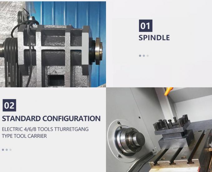 CK0640 Máy cắt xoắn ốc máy CNC tự động giường phẳng ngang 1