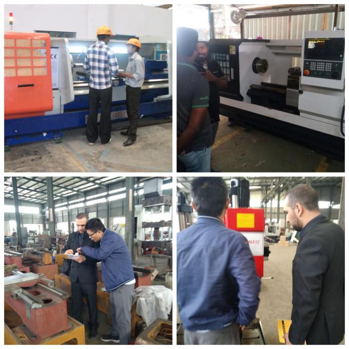 CK0640 Máy cắt xoắn ốc máy CNC tự động giường phẳng ngang 5