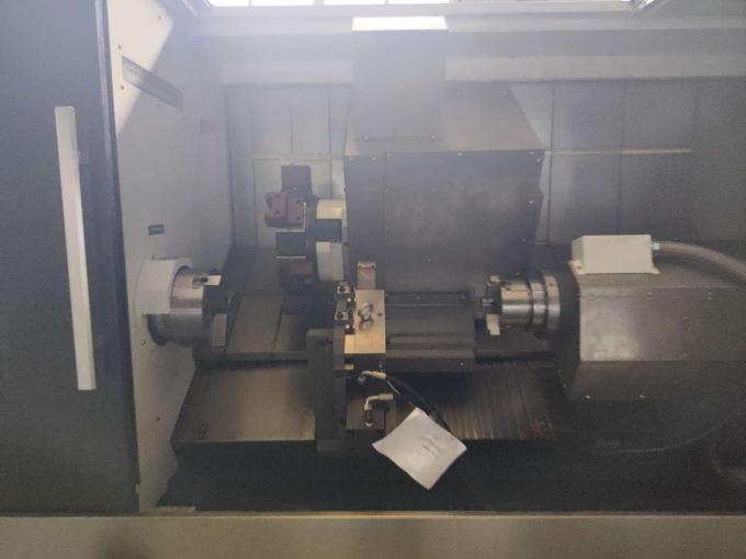 Double Spindle Slant Bed Tự động Cnc Lathe TCK56Y Với Sub Spindle Drive Cnc Lathe quay 1