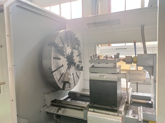 Máy tiện CNC bằng thép không gỉ CKNC61125 Máy làm bộ phận kim loại