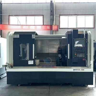 Thẳng Tck56-1000 sườn nghiêng Cnc máy quay chính xác cao