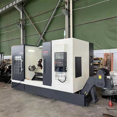 Trung Quốc kim loại TCK56 sườn nghiêng máy quay CNC thủy lực Chuck và Tailstock Y trục