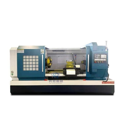 Qk1322 Double Chuck Horizontal Flat Bed Tự động CNC Pipe Threading máy quay cho kim loại