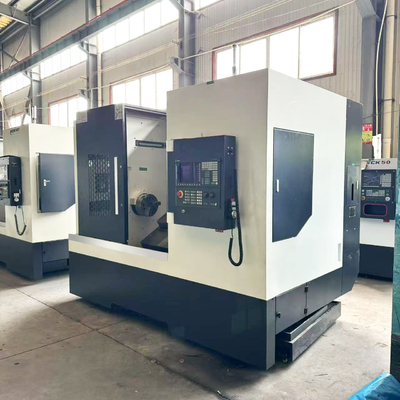 Double Spindle Slant Bed Tự động Cnc Lathe TCK56Y Với Sub Spindle Drive Cnc Lathe quay