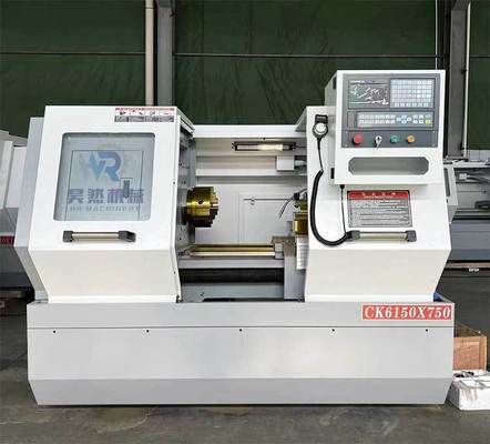 CK6150 CNC Lathe Machine with 1 Year Warranty 4 Station Electric Tool Holder and 750/1000/1500/2000mm Processing Length